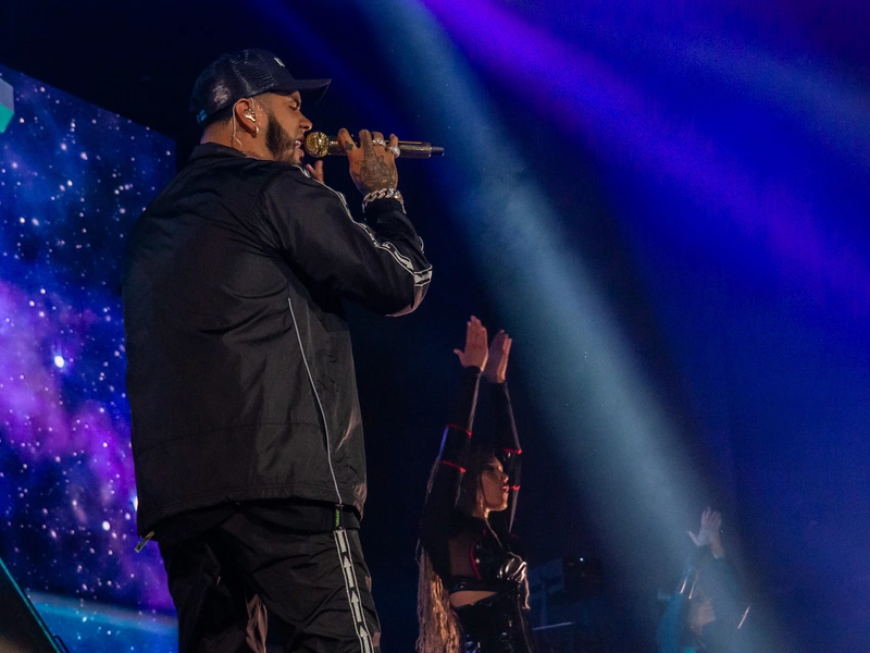 Anuel AA beim THE HALL Konzert am 27. September 2019 in Zürich © THE HALL