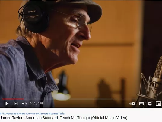 YouTube: James Taylor - Teach Me Tonight