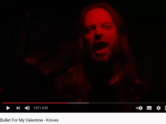 YouTube: Bullet For My Valentine - Knives